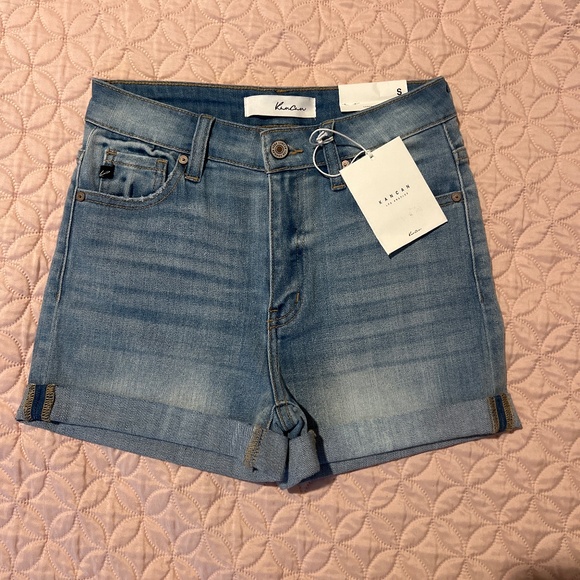 KanCan High Rise Jean Short - Picture 1 of 3